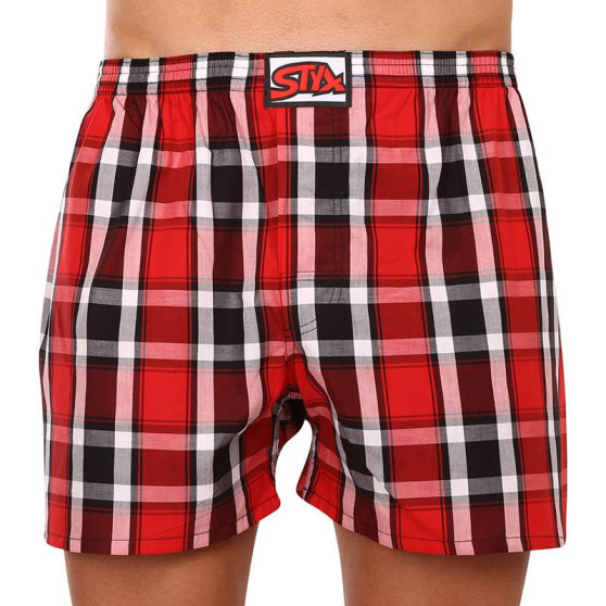 Boxers para homem Styx clássico de borracha superdimensionado multicolorido (E935)