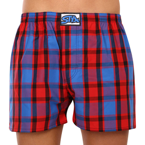 Boxers para homem Styx clássico de borracha superdimensionado multicolorido (E937)