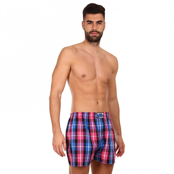 Boxers para homem Styx clássico de borracha superdimensionado multicolorido (E932)