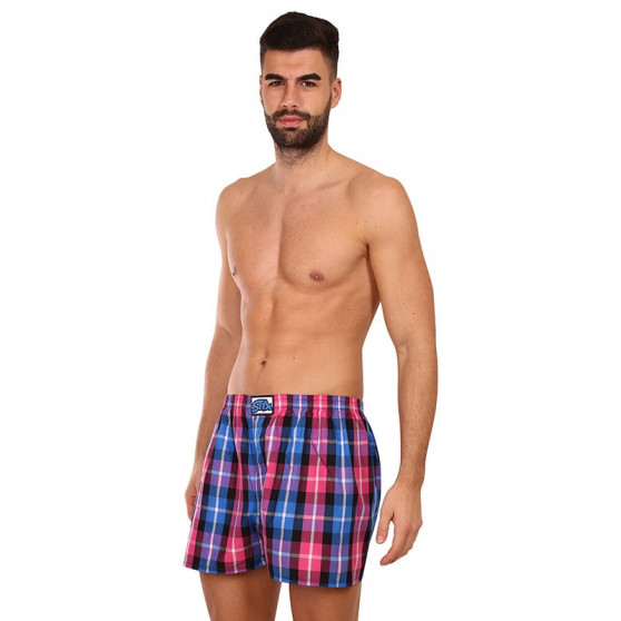 Boxers para homem Styx clássico de borracha superdimensionado multicolorido (E932)