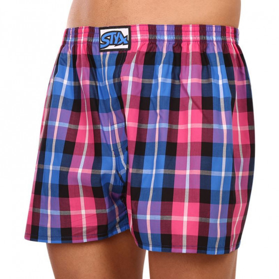 Boxers para homem Styx clássico de borracha superdimensionado multicolorido (E932)