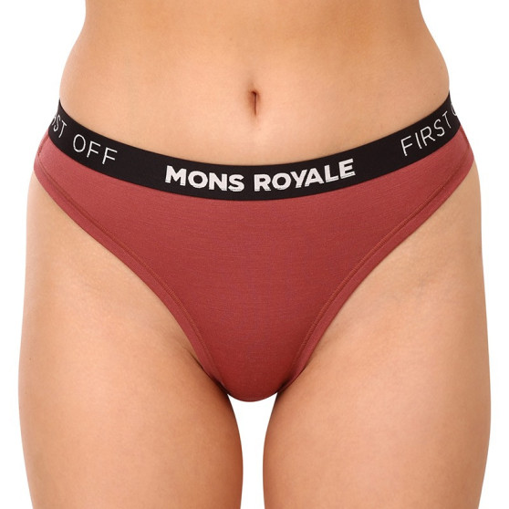 Tanga para mulher Mons Royale merino rosa (100311-1015-240)