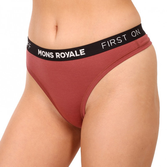 Tanga para mulher Mons Royale merino rosa (100311-1015-240)