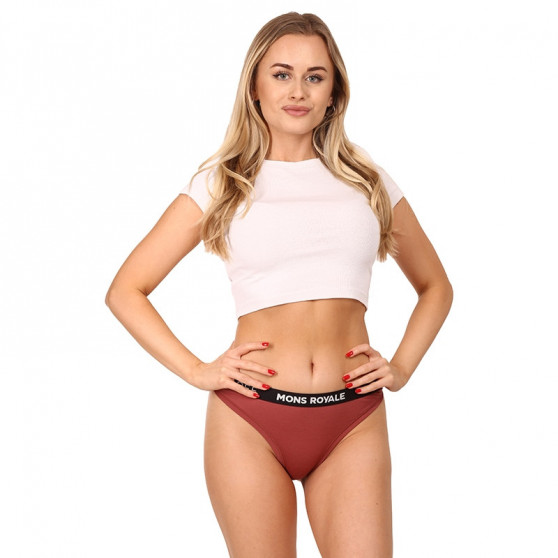 Tanga para mulher Mons Royale merino rosa (100311-1015-240)