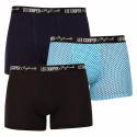 3PACK Boxers para homem Lee Cooper multicolorido (LCUBOX3P4-1946712)