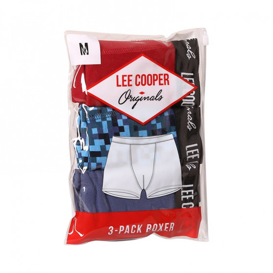 3PACK Boxers para homem Lee Cooper multicolorido (LCUBOX3P2-1946710)