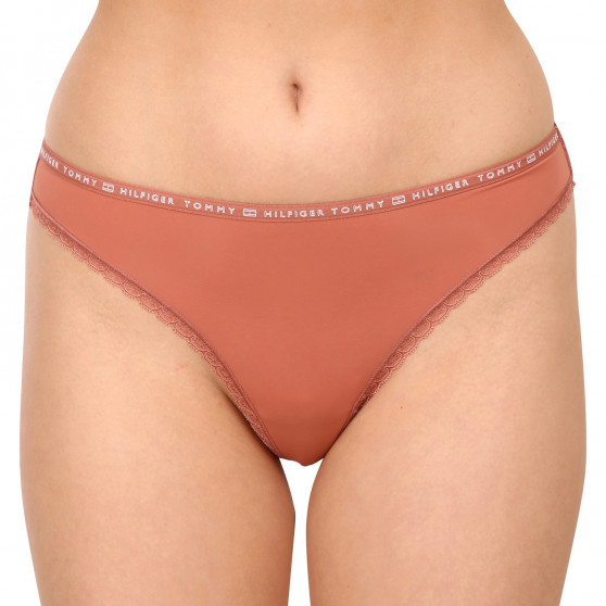 3PACK Tanga para mulher Tommy Hilfiger multicolorido (UW0UW02824 0TG)