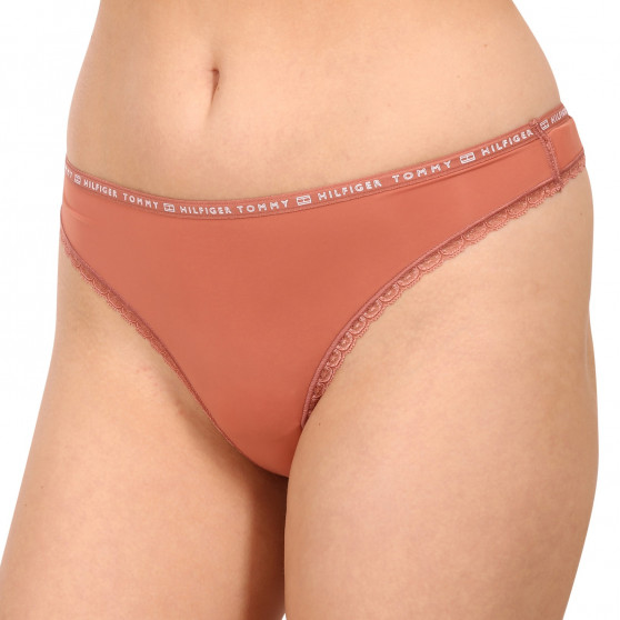 3PACK Tanga para mulher Tommy Hilfiger multicolorido (UW0UW02824 0TG)