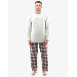 Pijama para homem Gino multicolorido (79133-LxGDCF)