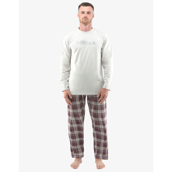 Pijama para homem Gino multicolorido (79133-LxGDCF)