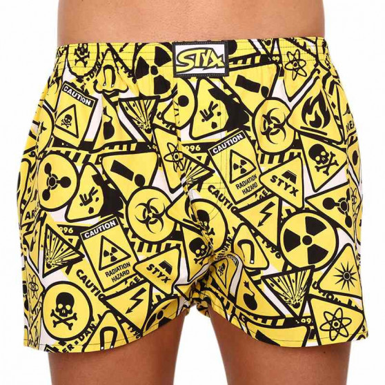 3PACK Boxers para homem Styx arte clássica borracha multicolorido (A14515052)