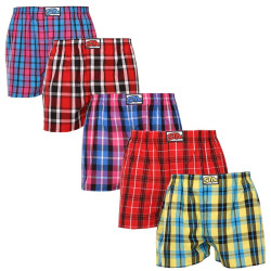 5PACK Boxers para homem Styx borracha clássica multi-coloured (A93132333435)