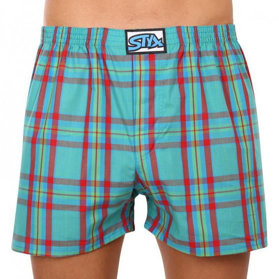 10PACK Boxers para homem Styx borracha clássica multi-coloured (A931234567890)