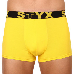 Boxers para homem Styx desporto elástico amarelo (G1068)