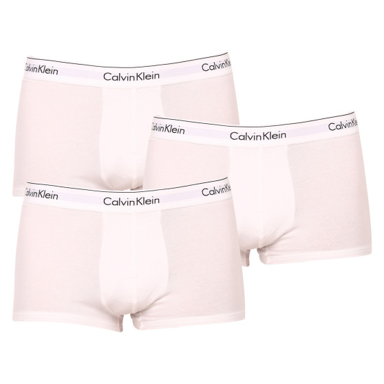 3PACK Boxers para homem Calvin Klein branco (NB2380A-100)