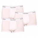 3PACK Boxers para homem Calvin Klein branco (NB2380A-100)