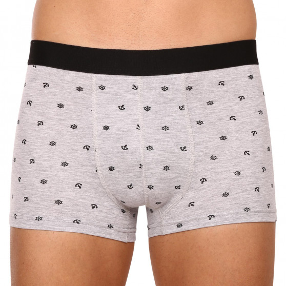 2PACK Boxers para homem Molvy cinzento (MP-1071-BEU)