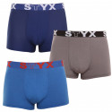 3PACK Boxers para homem Styx desporto elástico multicolorido (G9676863)