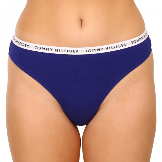 3PACK Tanga para mulher Tommy Hilfiger multicolorido (UW0UW02829 0XH)