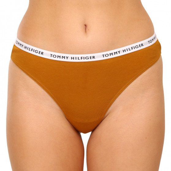 3PACK Tanga para mulher Tommy Hilfiger multicolorido (UW0UW02829 0XH)