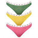 3PACK cuecas para mulher Tommy Hilfiger multicolorido (UW0UW02522 0Y0)