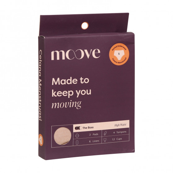 Cuecas menstruais para mulher Moove bambu beige (PHWHVY-ND)