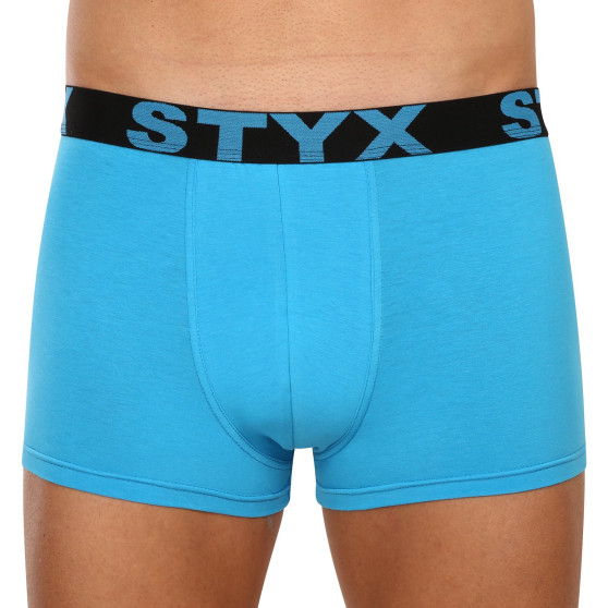 Boxers para homem Styx desporto elástico azul claro (G1169)