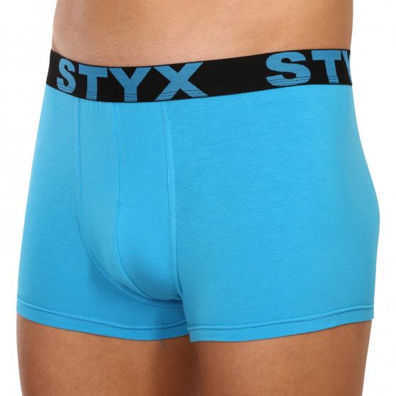 Boxers para homem Styx desporto elástico azul claro (G1169)