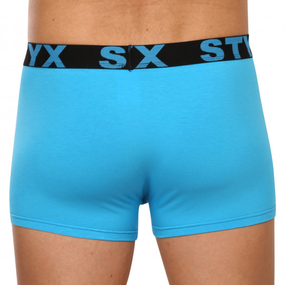 Boxers para homem Styx desporto elástico azul claro (G1169)