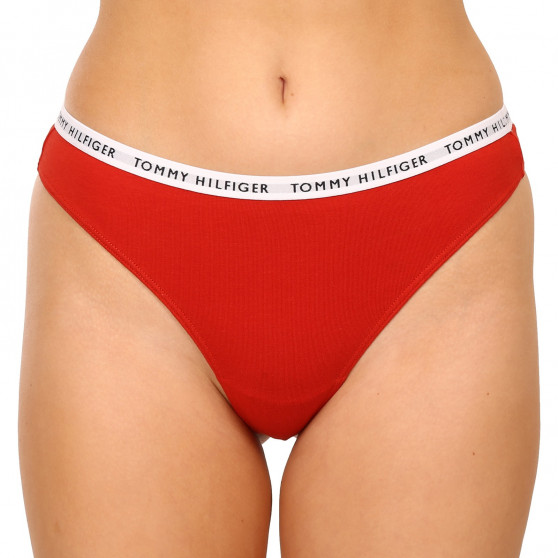 3PACK Tanga para mulher Tommy Hilfiger multicolorido (UW0UW02829 0R2)