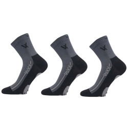 3PACK meias VoXX cinzento escuro (Barefootan-darkgrey)