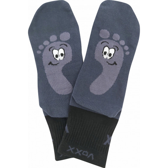 3PACK meias VoXX cinzento escuro (Barefootan-darkgrey)