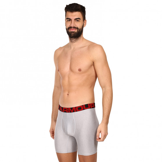 2PACK Boxers para homem Under Armour cinzento (1363619 011)