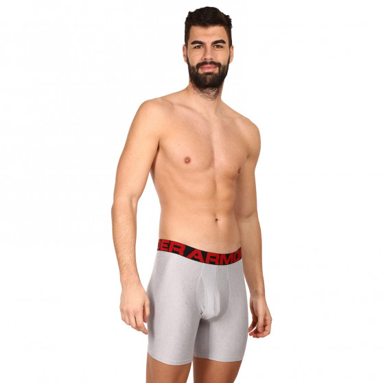 2PACK Boxers para homem Under Armour cinzento (1363619 011)