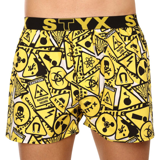 Boxers para homem Styx arte desporto borracha alerta (B1350)