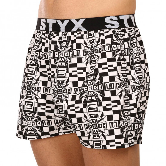 Boxers para homem Styx arte desporto borracha paradoxo (B1455)