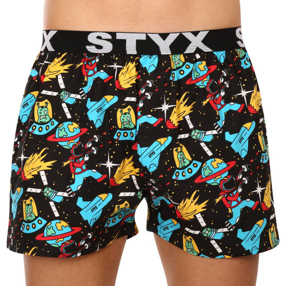 Boxers para homem Styx arte esportes borracha universe (B1551)