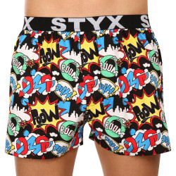 Boxers para homem Styx arte desportiva borracha OMG (B1456)