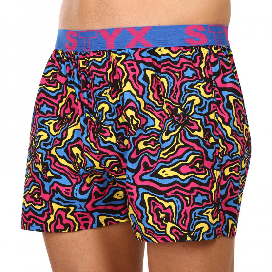 Boxers para homem Styx arte desportiva cogumelos de borracha (B1550)