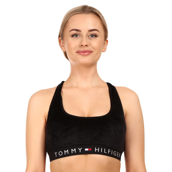 Soutien de senhora Tommy Hilfiger micro plush preto (UW0UW03979 BDS)