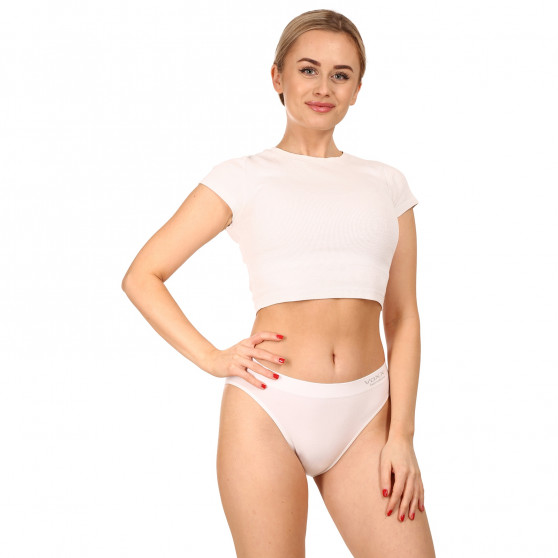 Cuecas de bambu para mulher VoXX sem costuras branco (BS001)