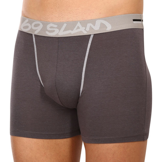 Boxers para homem 69SLAM fit bambu plain (MBVPLN-DG)