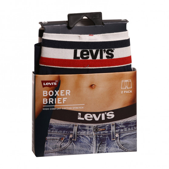 2PACK Boxers para homem Levis multicolorido (905005001 198)