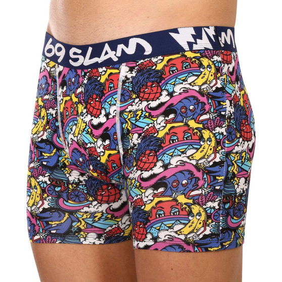 Boxers para homem 69SLAM fit bambu fruit cake (MPBFRC-BB)