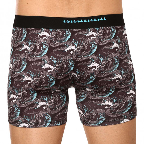 Boxers para homem 69SLAM fit moon dragon azul (MBYMNB-PO)