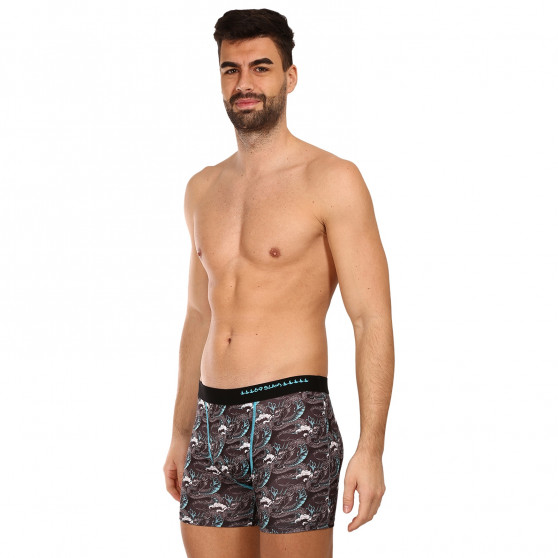 Boxers para homem 69SLAM fit moon dragon azul (MBYMNB-PO)