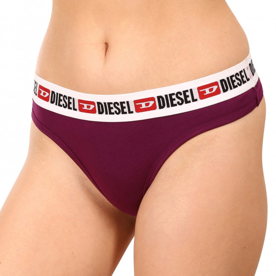 3PACK Tanga para mulher Diesel multicolorido (00SE0K-0EAXL-E6463)