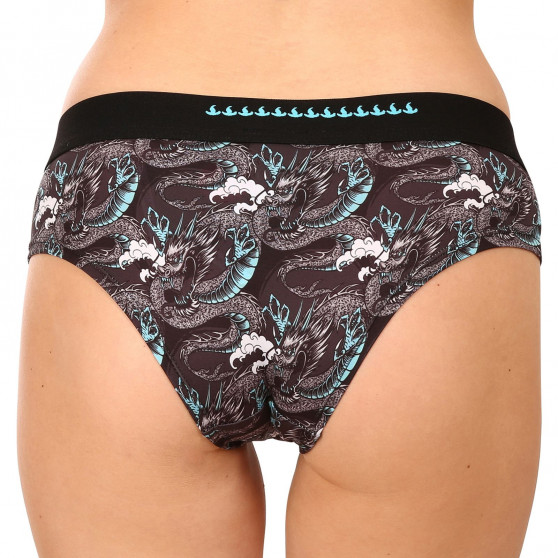 Cuecas para mulher 69SLAM moon dragon azul (GYXMNB-PO)