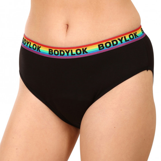 Cuecas para raparigas Bodylok menstrual preto (BD2401)