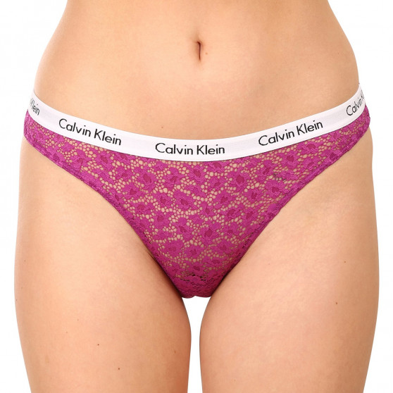 3PACK cuecas para mulher Calvin Klein superdimensionado multicolorido (QD3975E-6Q2)